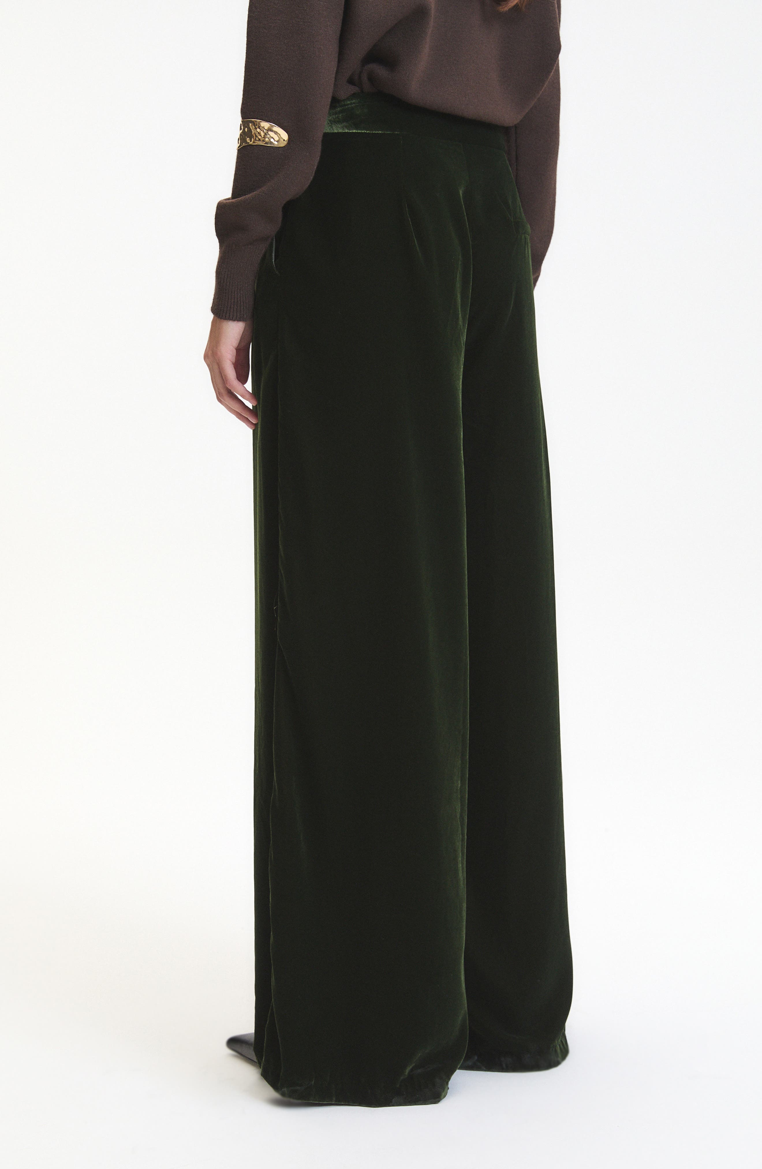 Daisy Velvet Wide Leg Pants - image 4