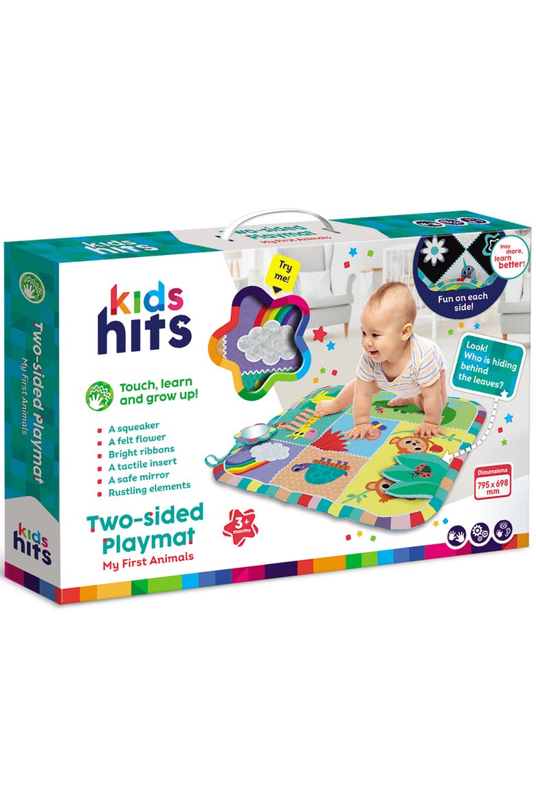 2 in 1 Reversible Floor Pad, Main, color, Multicolored