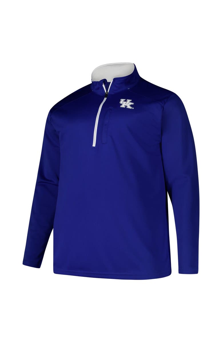 FANATICS Men's Fanatics Royal Kentucky Wildcats Big & Tall Defender Quarter-Zip Top, Alternate, color, Royal