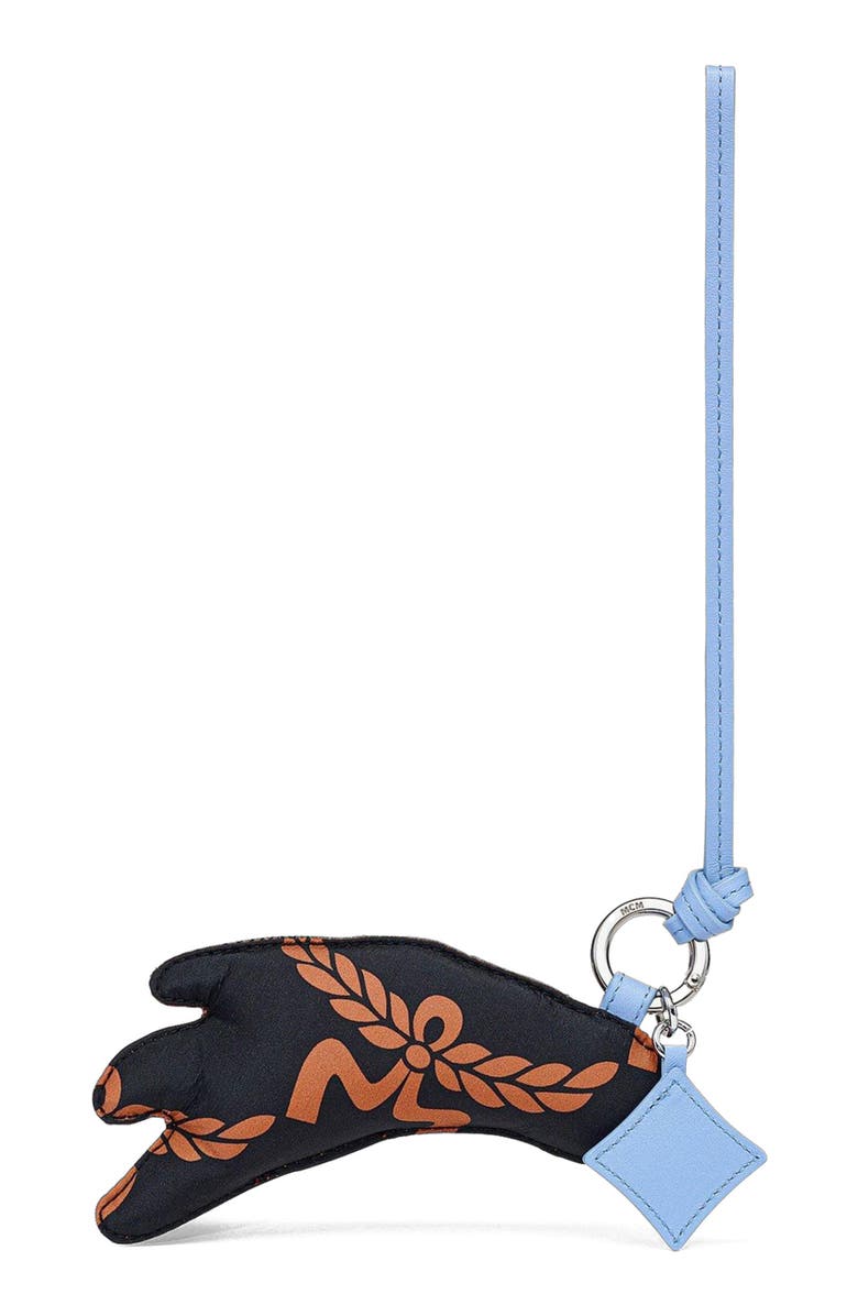 MCM Aren Celestial Charm in Monogram Recycled Nylon, Alternate, color, 