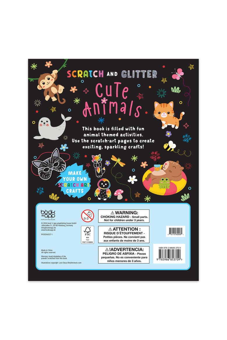 Scratch & Glitter Activity Book, Alternate, color, Multicolored
