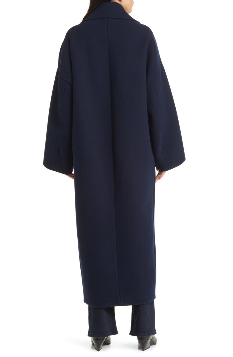FRAME Double Breasted Wool Cocoon Coat, Alternate, color,