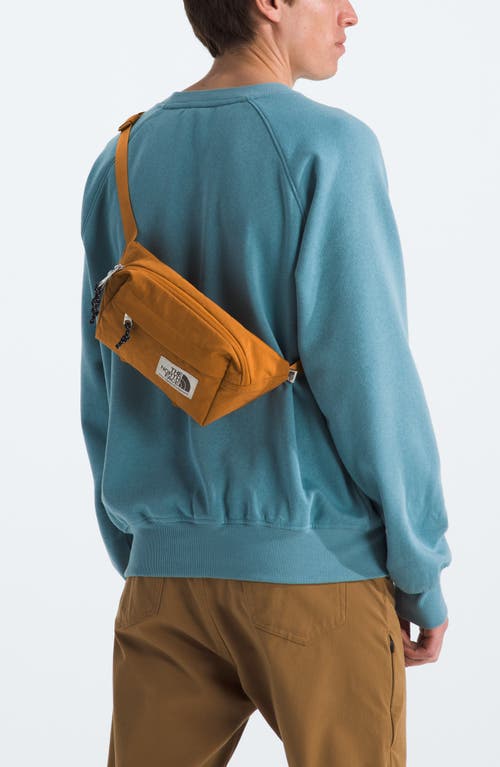 The North Face Berkeley Lumbar Water Repellent Recycled Nylon Belt Bag In Orange