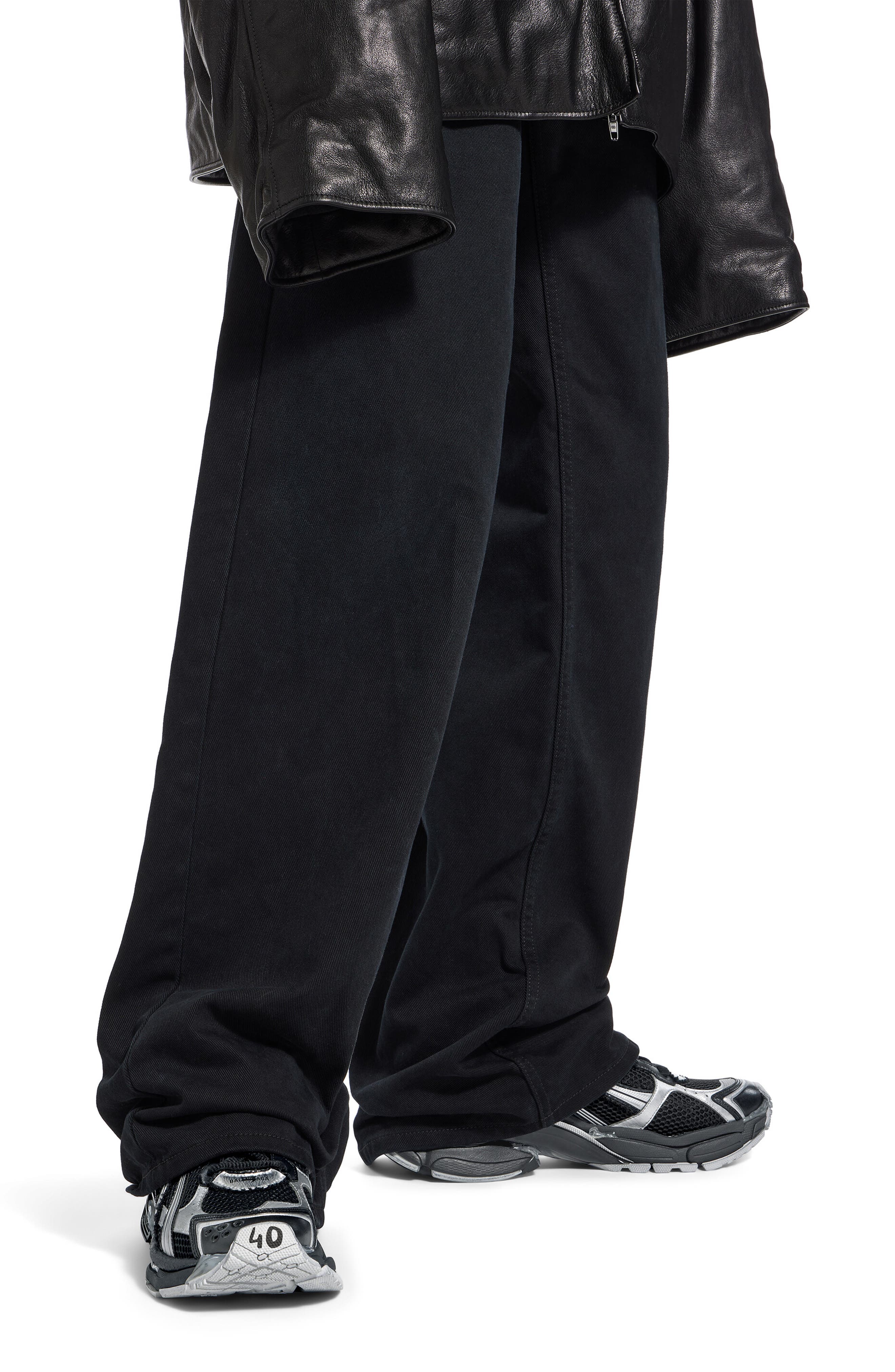 Balenciaga Runner Sneaker, Alternate, color, Black/ Silver