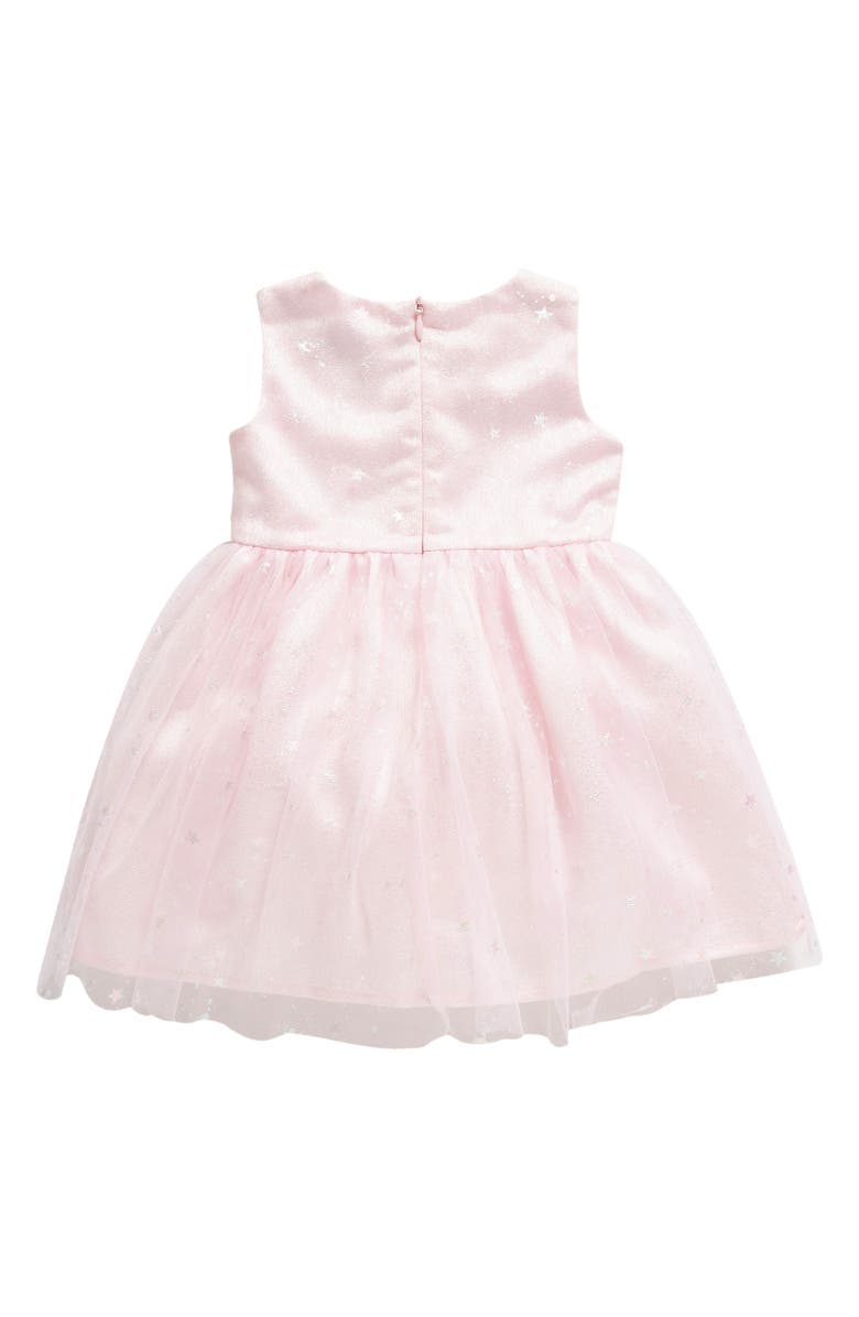 Rachel Riley Metallic Star Tulle Dress, Alternate, color,