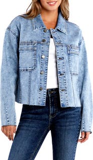 Wash Lab Denim Fetching Boxy Denim Jacket