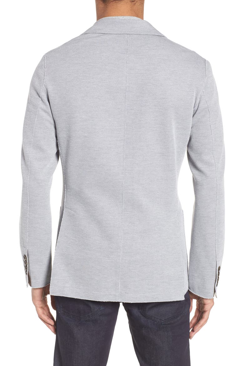 Slim Fit Jersey Sport Coat, Alternate, color, GREY