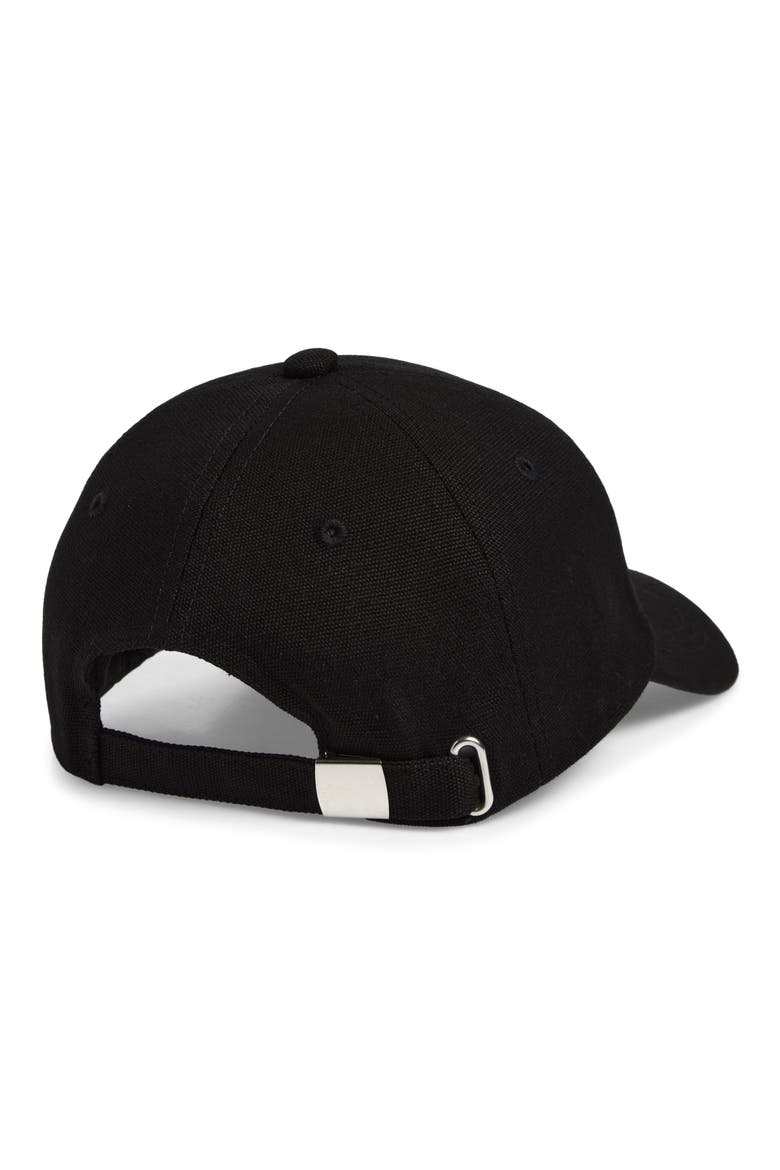 125th Nordy Girl Adjustable Canvas Baseball Cap, Alternate, color, BLACK