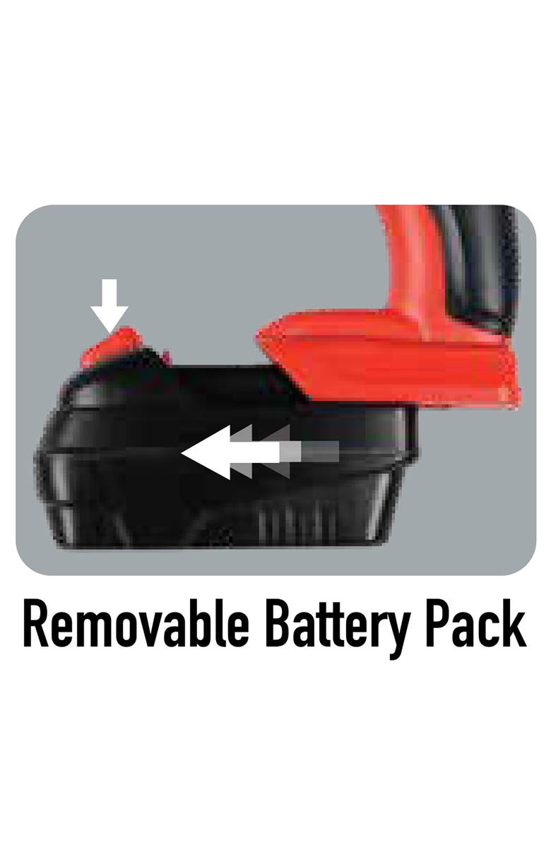Red Box Toy Power Drill and Worklight Set, Alternate, color, Red