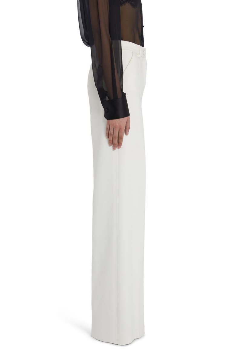 Wide Leg Crepe Pants, Alternate, color, NATURAL WHITE