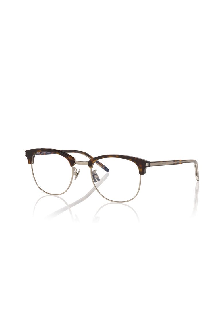 51mm Round optical glasses, Main, color, Tortoise