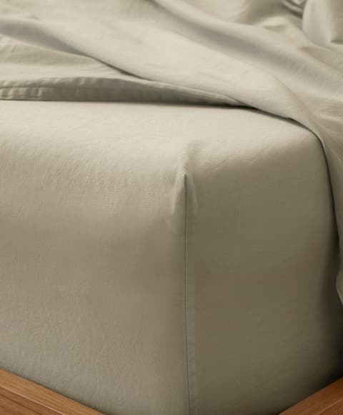 Organic Cotton Organic Room Service Sateen Fitted Sheet