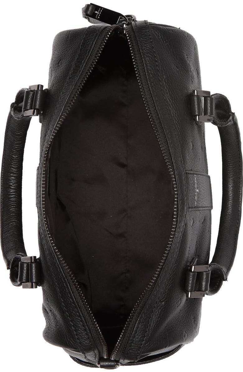 T Tahari Logo Leather Satchel, Alternate, color,