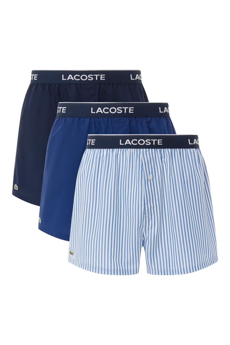 Core Graphice Assorted 3-Pack Cotton Boxers, Main, color, 8NI VAPOROUS/ METHYLENE-NAVY