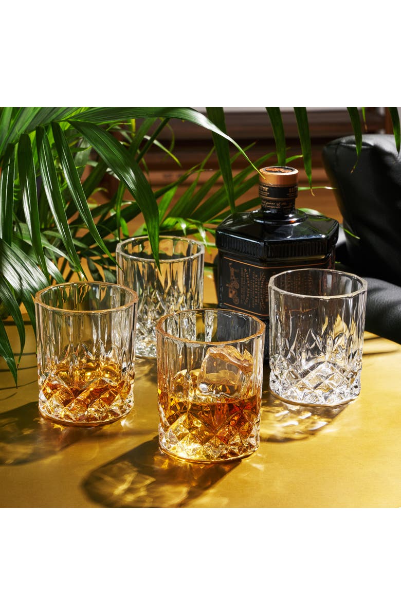 Viski Admiral Crystal Tumblers Set of 4, Alternate, color, Clear