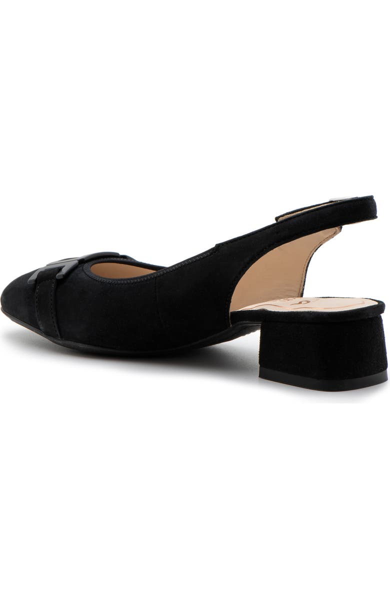 ara Gallant Sling 2.0 Pump, Alternate, color, Black Suede