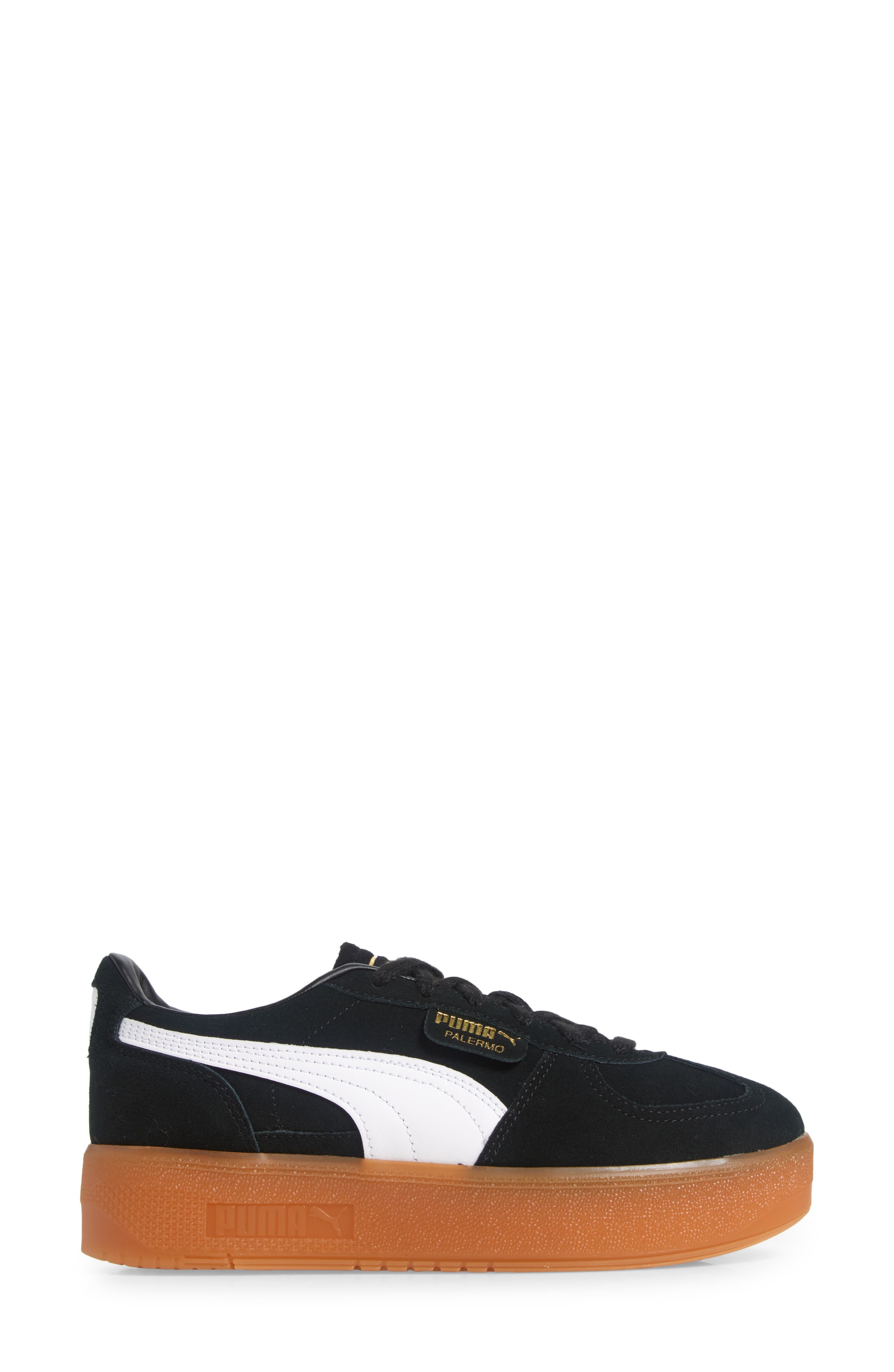 PUMA Palermo Elevata Platform Sneaker, Alternate, color, Puma Black-Gum