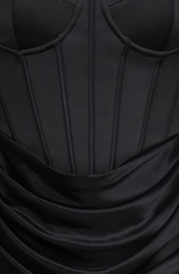 Valentina Corset Satin Gown