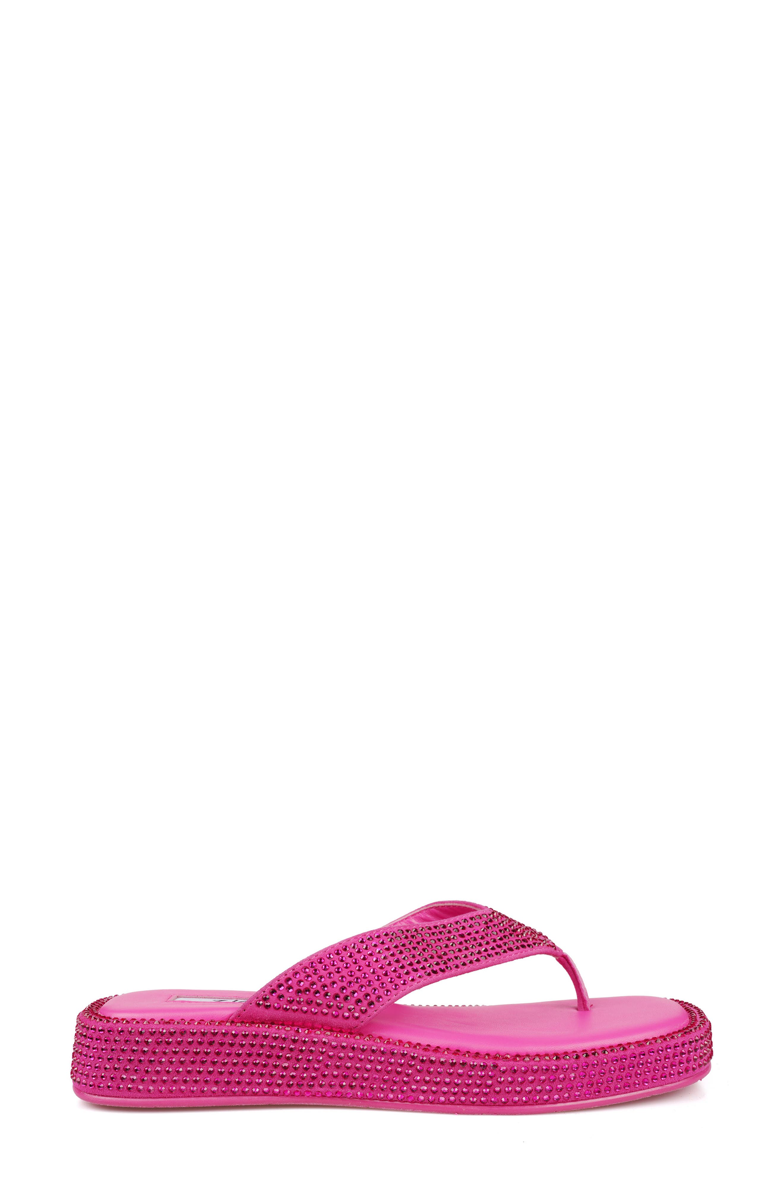 ZIGI Rosmery Platform Flip Flop, Alternate, color, Fuschia Suede