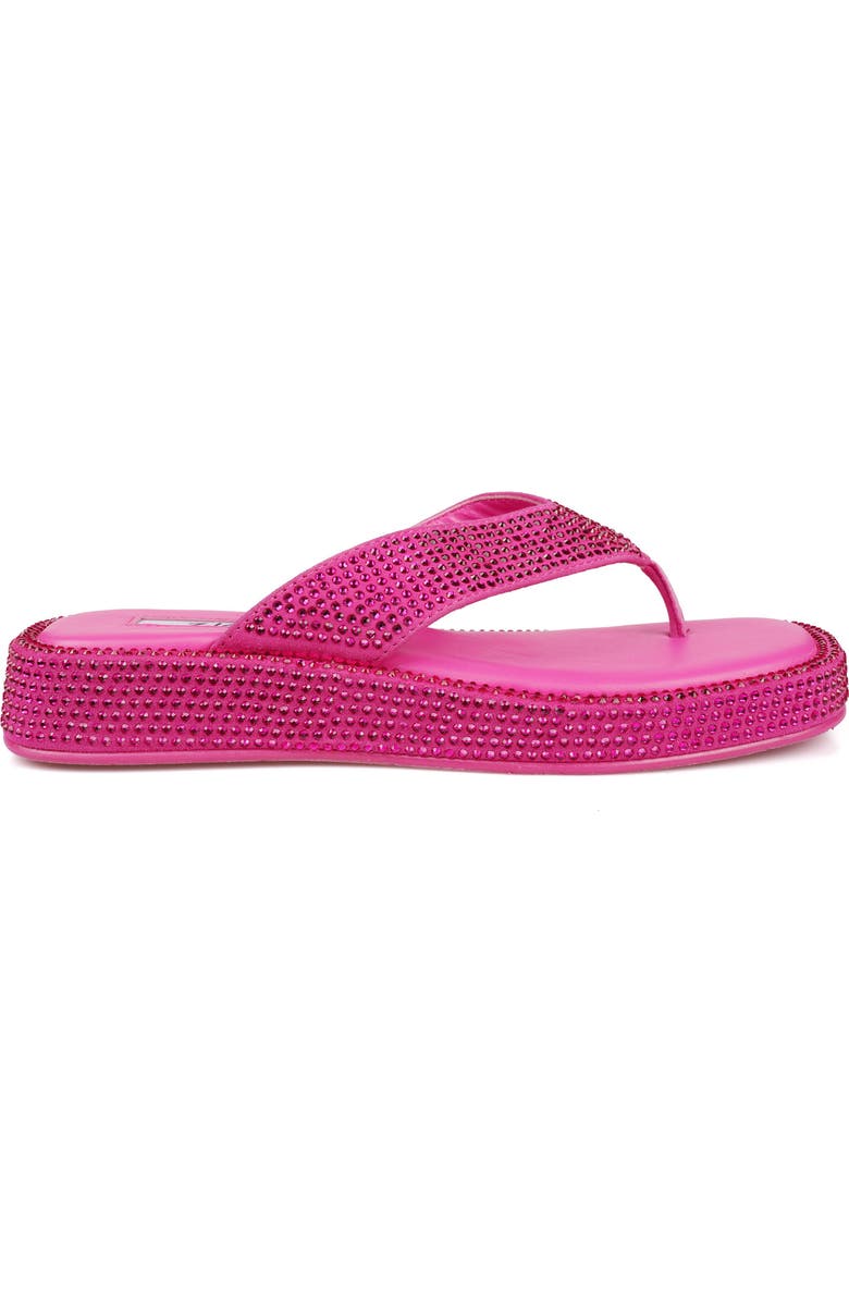 ZIGI Rosmery Platform Flip Flop, Alternate, color, Fuschia Suede