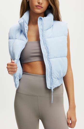 COTTON ON BODY The Mother Puffer Crop Vest | Nordstrom COTTON ON BODY The Mother Puffer Crop Vest | Nordstrom