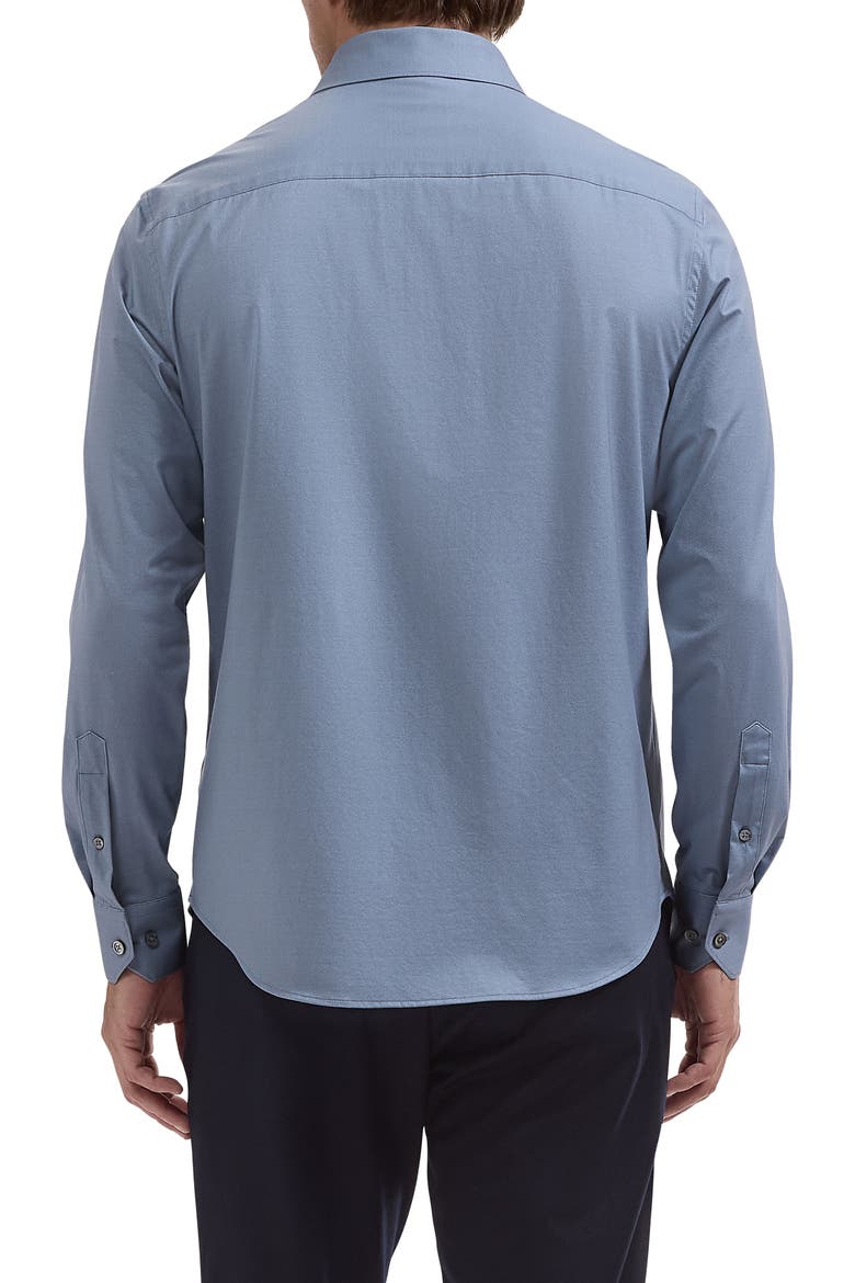 Jimmy OoohCotton® Long Sleeve Performance Shirt, Alternate, color, STEEL