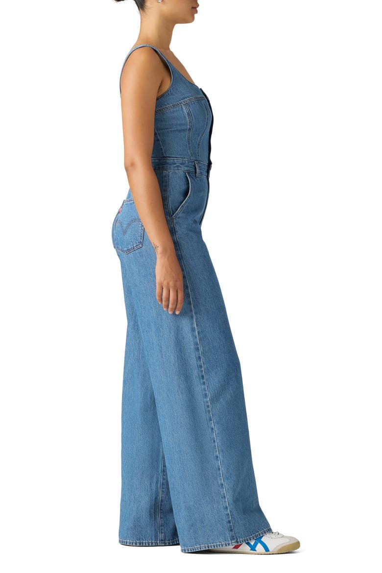 Audra Seamed Wide Leg Jumpsuit, Alternate, color, IS IT WORTH IT