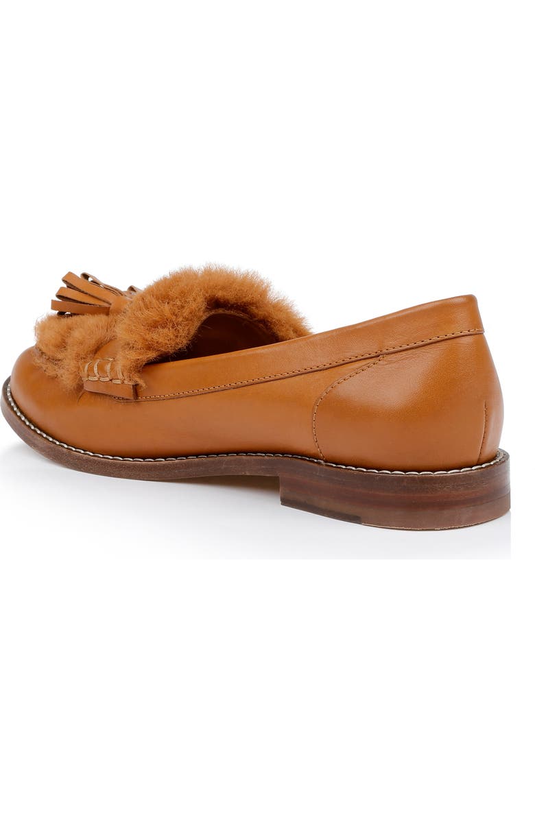 CLERGERIE Rita Faux Fur Tassel Loafer, Alternate, color,