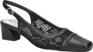 EASY STREET Fortune Square Toe Slingback Pump