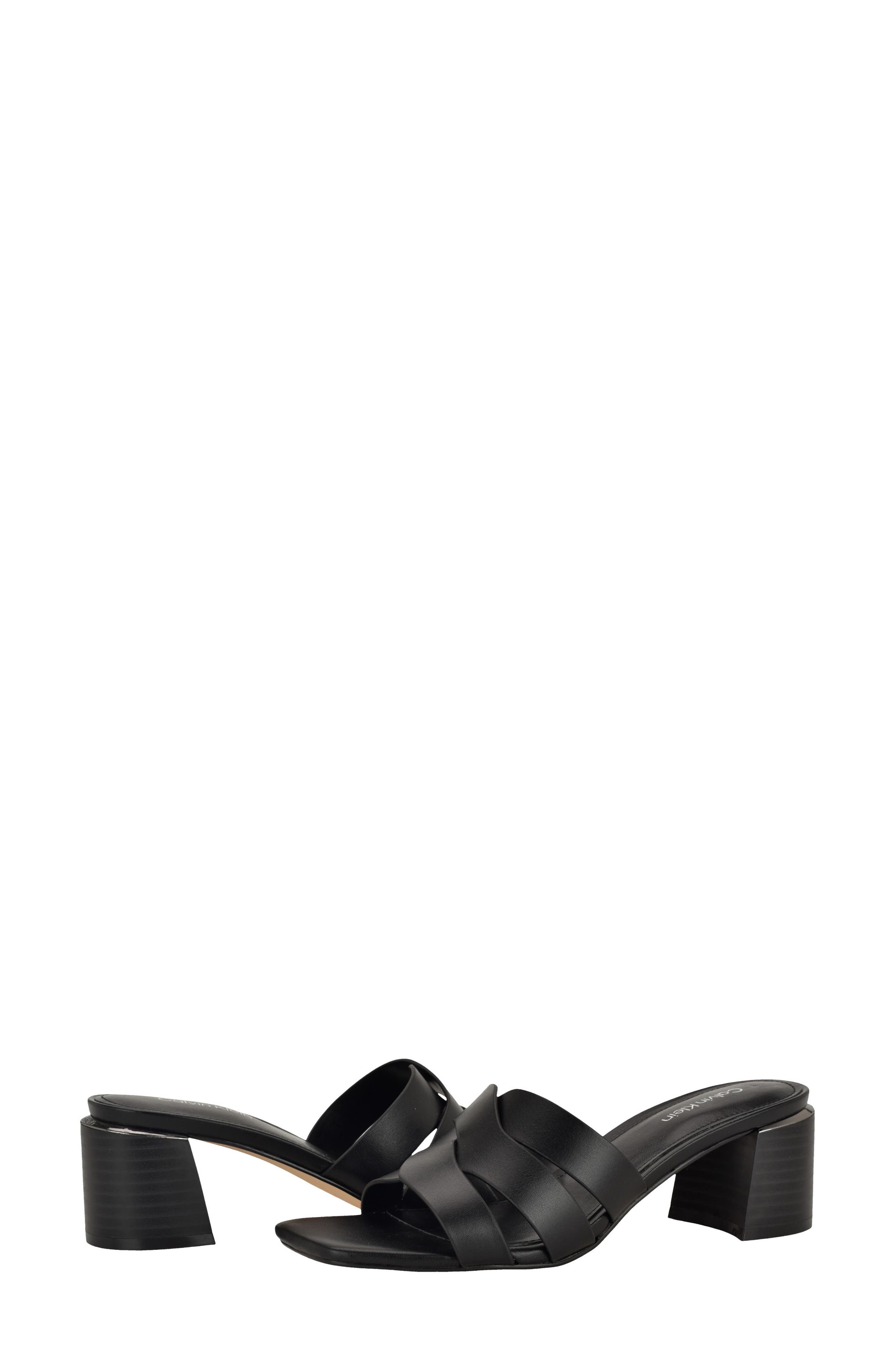 Calvin Klein Vivianna Slide Sandal, Alternate, color, Black