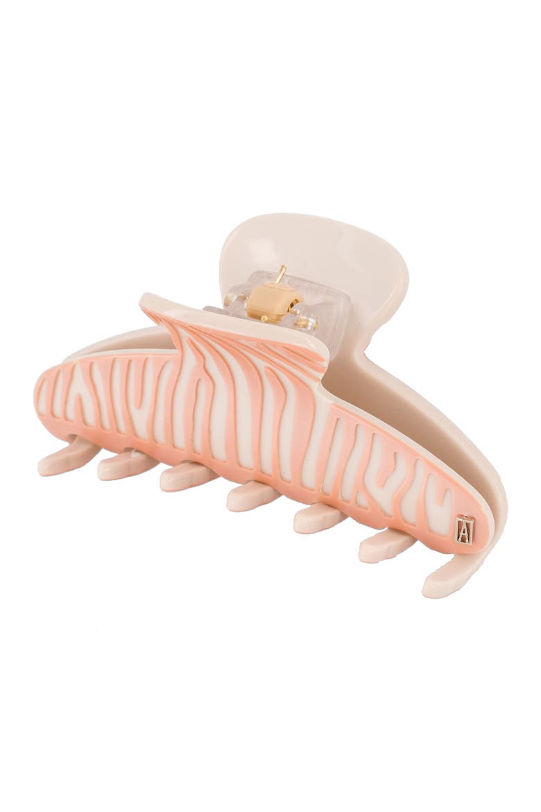 Sauvage acetate hair clip, Alternate, color, Pink