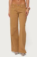 EDIKTED Roman Slouchy Low Rise Wide Leg Jeans
