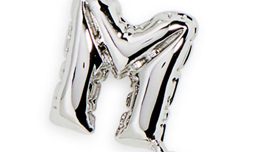 Marc Jacobs Balloon Charm Necklace In Light Antique Silver