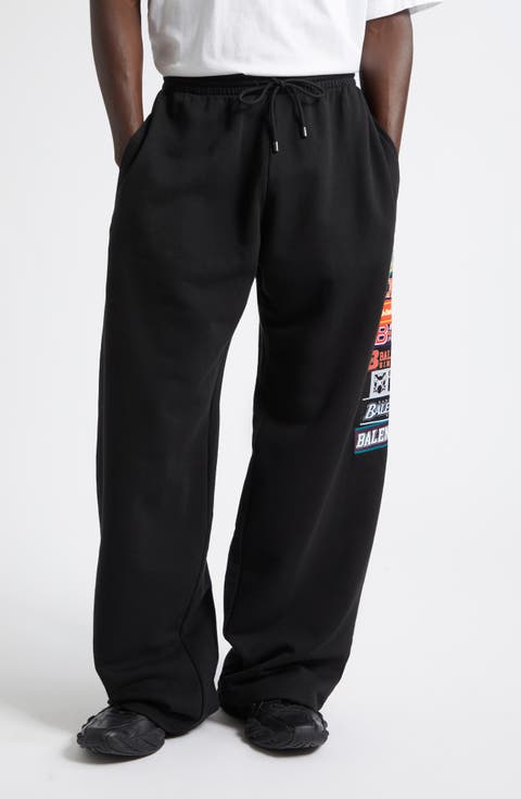 Bumper Stickers Baggy Cotton Fleece Sweatpants