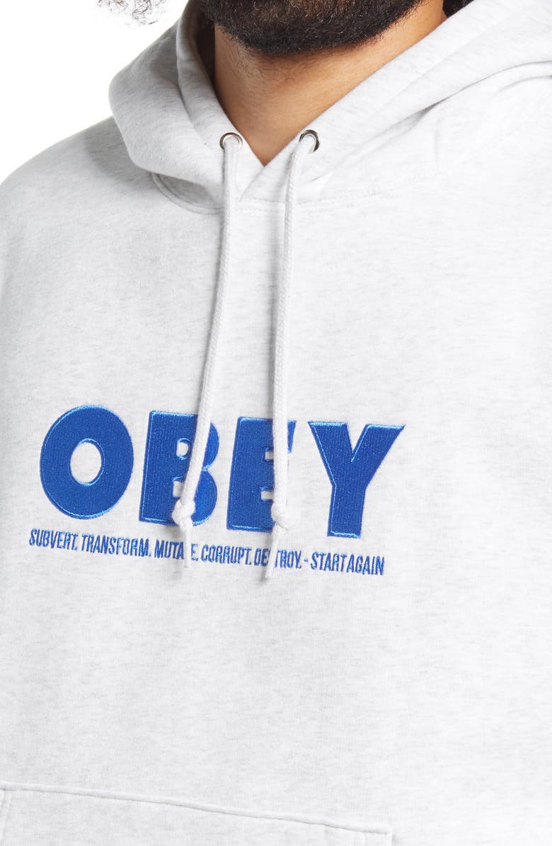 Obey Hubbs Logo Hoodie, Alternate, color,