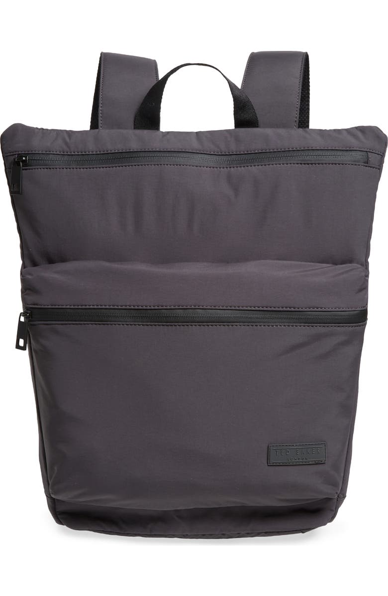 Ted Baker London Crayve Paper Touch Nylon Backpack, Main, color,