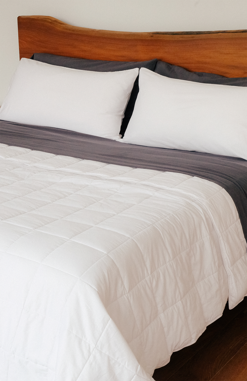 Slumber Cloud Lightweight Performance Cotton Comforter In White