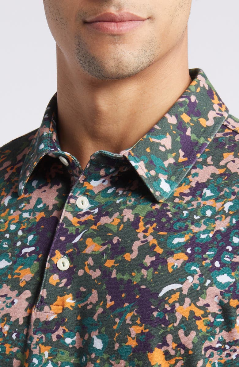 AG Bryce Print Jersey Polo, Alternate, color, 