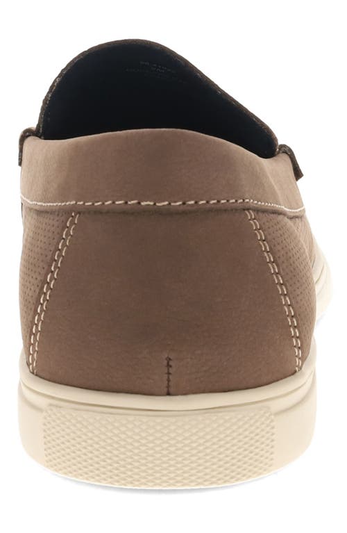 Dockers Mens Bancroft Genuine Leather Casual Slip On Loafer Shoe In Taupe