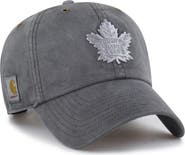 CARHARTT X 47 Men's Carhartt x '47  Charcoal Toronto Maple Leafs Clean Up Adjustable Hat
