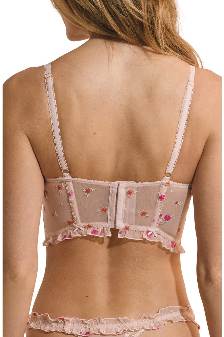 Freesia Underwire Bustier Bra, Alternate, color, IMP FOND ROSE
