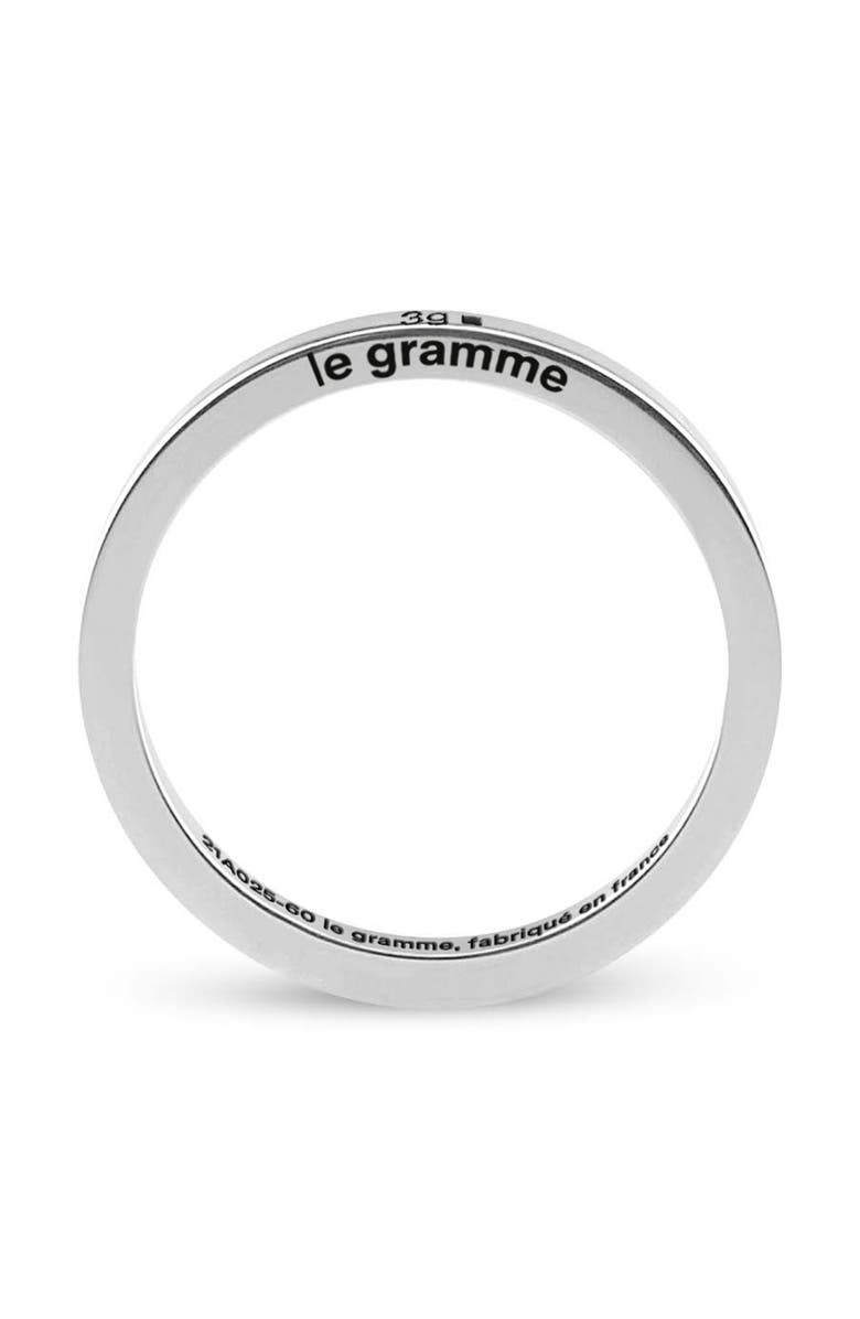 le gramme Men's 3G Sterling Silver Band Ring, Alternate, color,