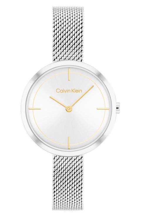 Mesh Strap Watch, 30mm