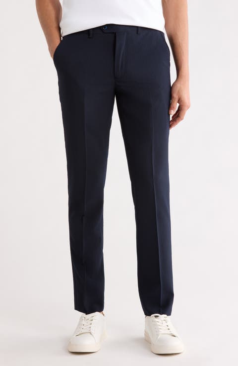Striped Seersucker Suit Pants