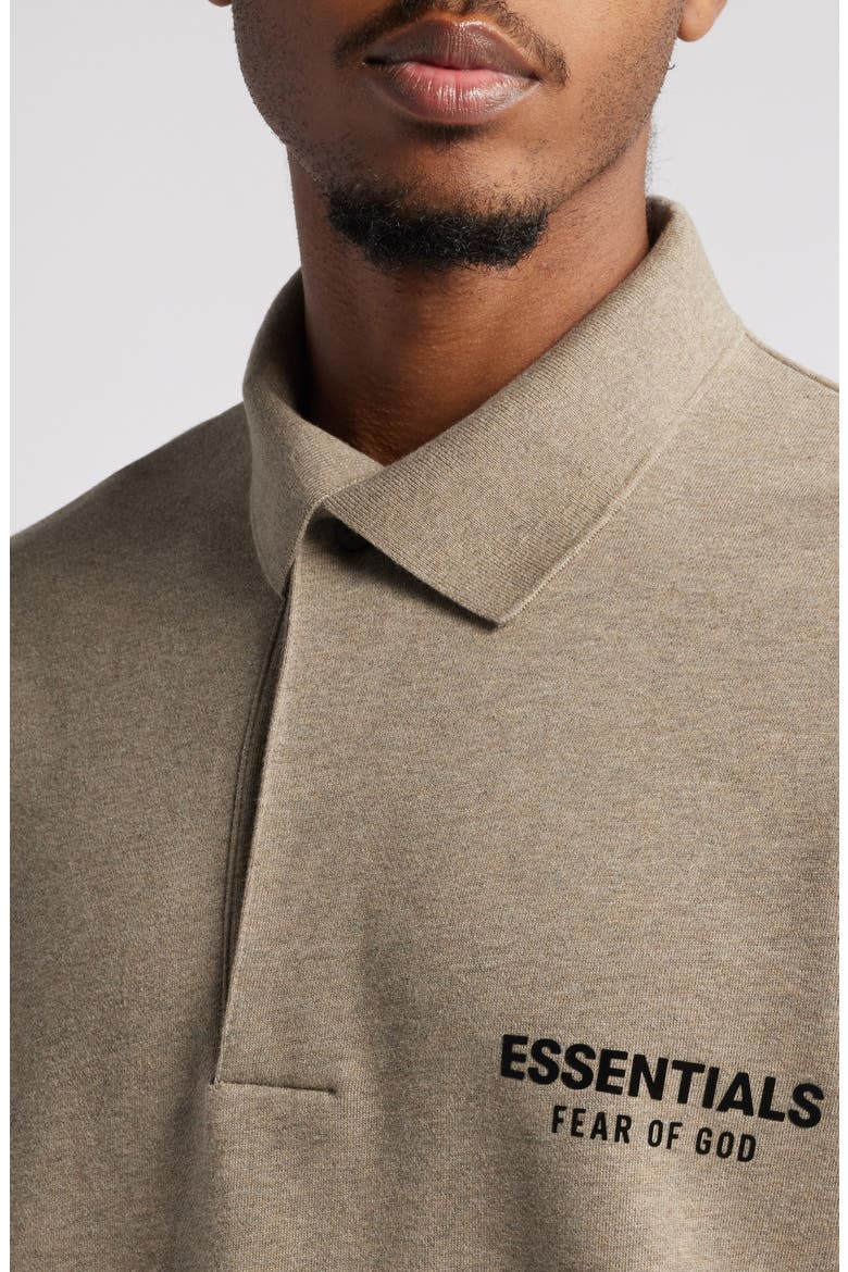 Johnny Collar Fleece Sweatshirt, Alternate, color, HEATHER GRAY
