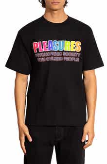 PLEASURES Civilized Cotton Graphic T-Shirt