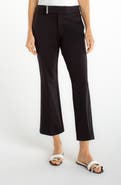 Liverpool Los Angeles Extended Tab Waist Crop Flare Pants