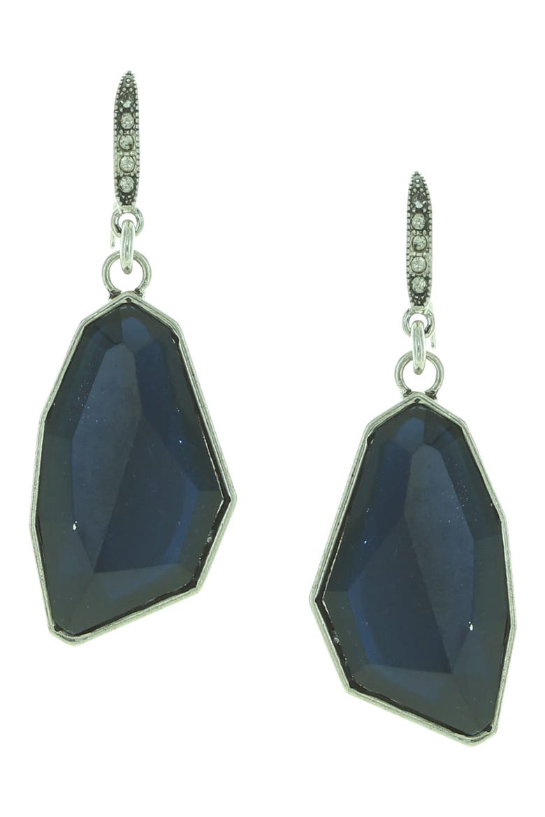 Cobalt Rain Earrings, Main, color, SILVER / BLUE
