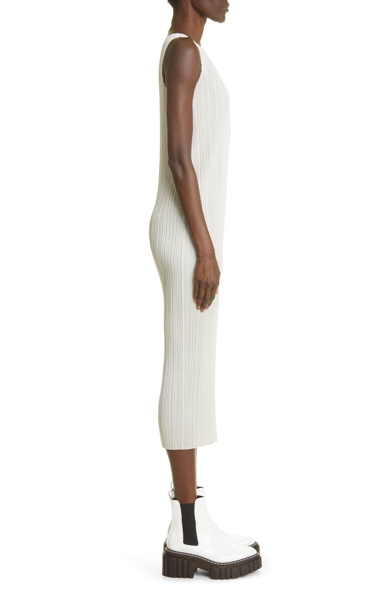 Pleats Please Issey Miyake Basics 2 Pleated Midi Dress, Alternate, color,