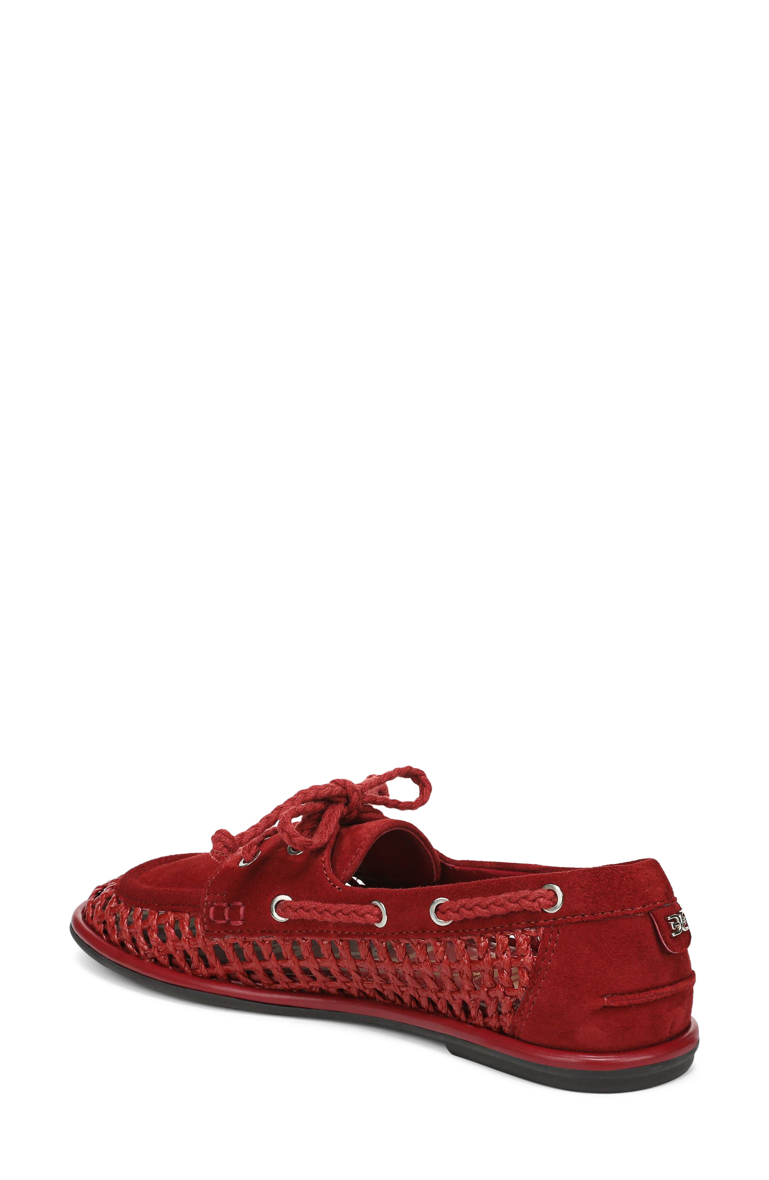 Bria Boat Shoe, Alternate, color, DEEP SCARLET